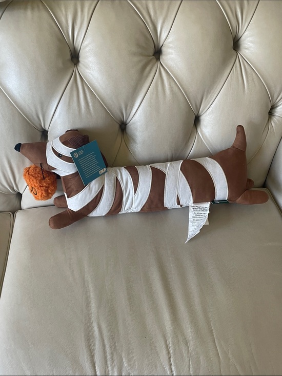 Humane world for animals Other - Plush Halloween mummy Dachshund Dog decorative pillow